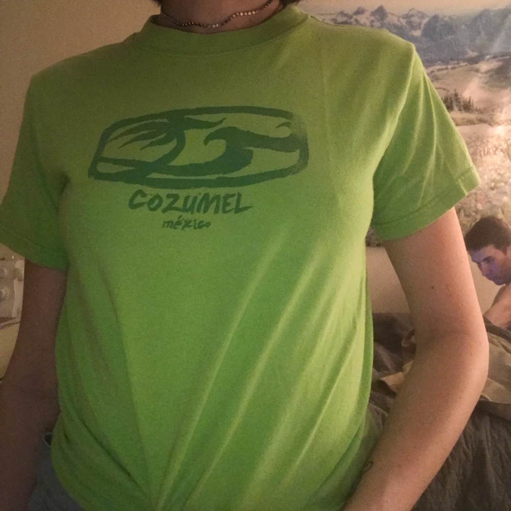 Green “Cozumel, Mexico” shirt